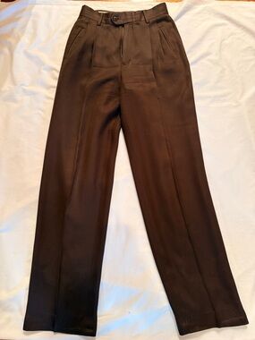 Women’s Vintage Classic Brown Dress Pants